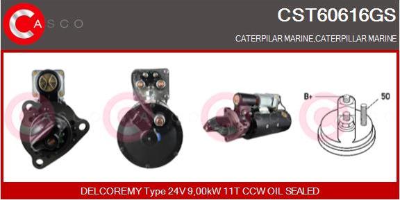 Casco CST60616GS - Стартер autospares.lv