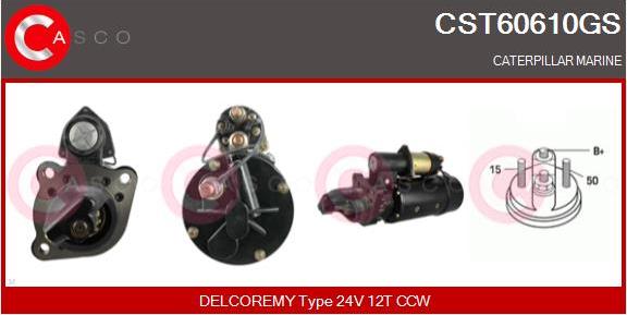 Casco CST60610GS - Стартер autospares.lv