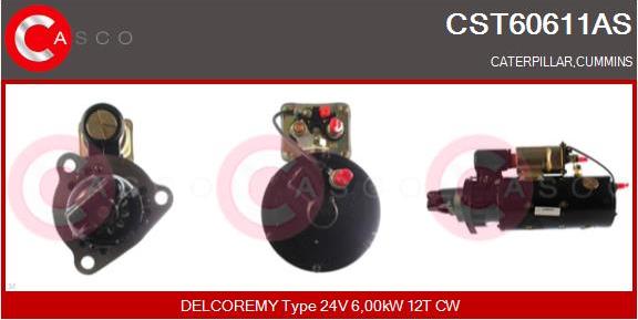 Casco CST60611AS - Стартер autospares.lv