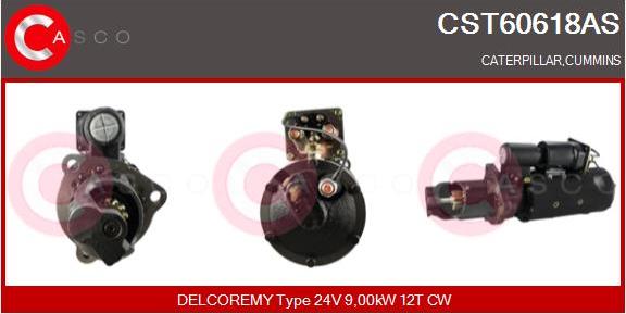 Casco CST60618AS - Стартер autospares.lv