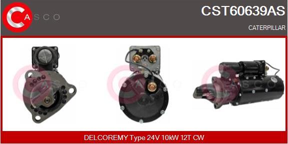 Casco CST60639AS - Стартер autospares.lv