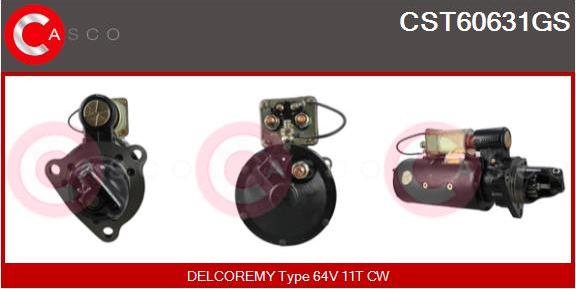 Casco CST60631GS - Стартер autospares.lv