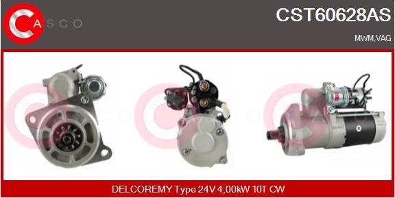 Casco CST60628AS - Стартер autospares.lv