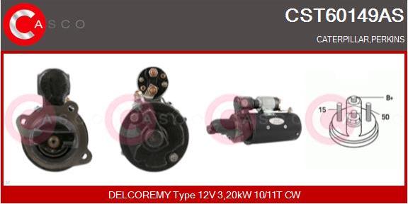 Casco CST60149AS - Стартер autospares.lv