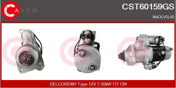 Casco CST60159GS - Стартер autospares.lv