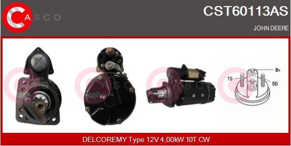 Casco CST60113AS - Стартер autospares.lv