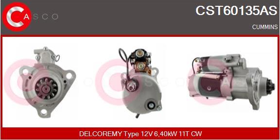 Casco CST60135AS - Стартер autospares.lv