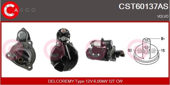 Casco CST60137AS - Стартер autospares.lv