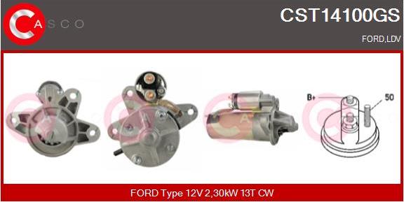 Casco CST14100GS - Стартер autospares.lv