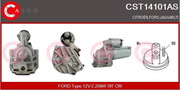 Casco CST14101AS - Стартер autospares.lv