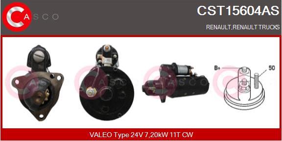 Casco CST15604AS - Стартер autospares.lv