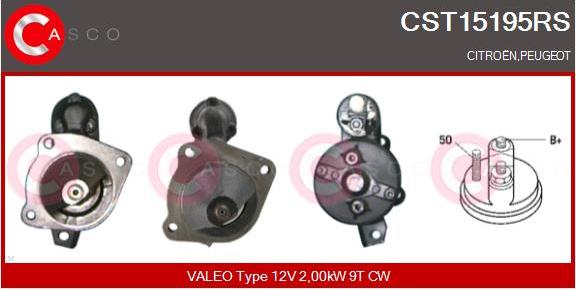 Casco CST15195RS - Стартер autospares.lv