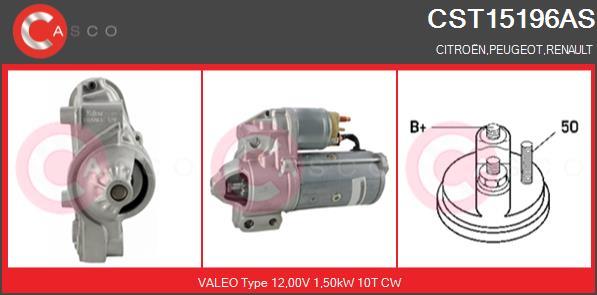 Casco CST15196AS - Стартер autospares.lv