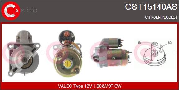 Casco CST15140AS - Стартер autospares.lv