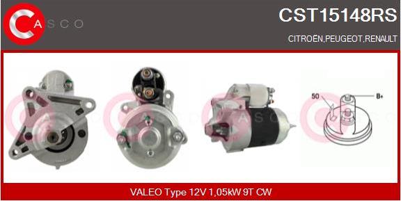 Casco CST15148RS - Стартер autospares.lv