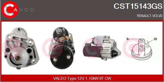 Casco CST15143GS - Стартер autospares.lv