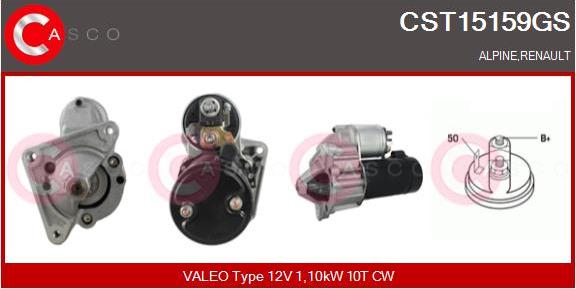 Casco CST15159GS - Стартер autospares.lv