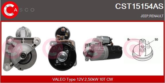 Casco CST15154AS - Стартер autospares.lv