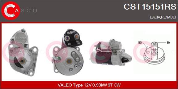 Casco CST15151RS - Стартер autospares.lv