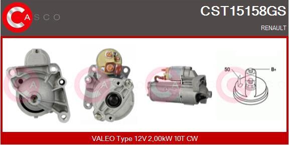 Casco CST15158GS - Стартер autospares.lv