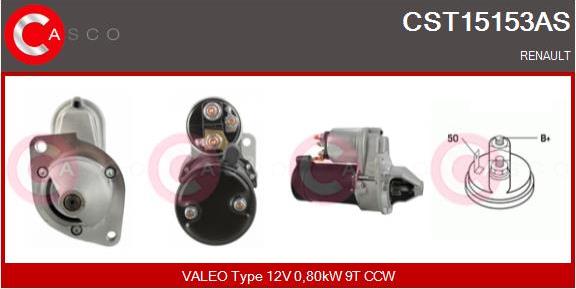 Casco CST15153AS - Стартер autospares.lv