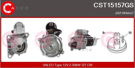 Casco CST15157GS - Стартер autospares.lv