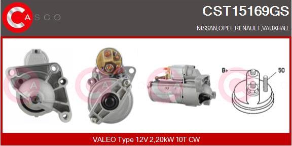 Casco CST15169GS - Стартер autospares.lv