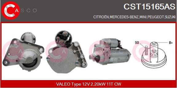 Casco CST15165AS - Стартер autospares.lv