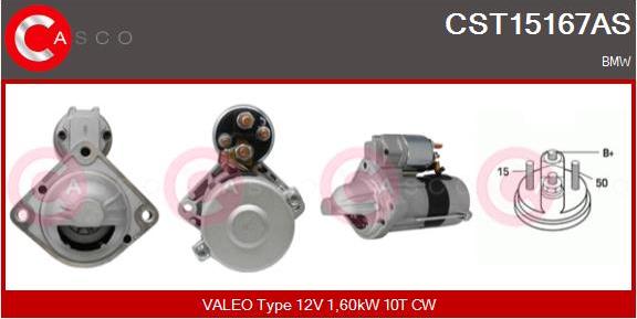 Casco CST15167AS - Стартер autospares.lv