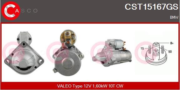 Casco CST15167GS - Стартер autospares.lv