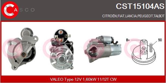 Casco CST15104AS - Стартер autospares.lv