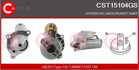 Casco CST15104GS - Стартер autospares.lv
