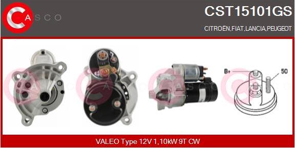 Casco CST15101GS - Стартер autospares.lv