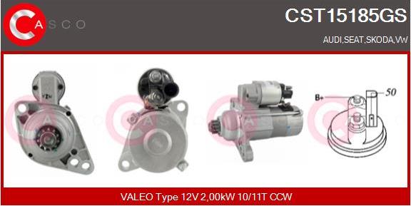 Casco CST15185GS - Стартер autospares.lv