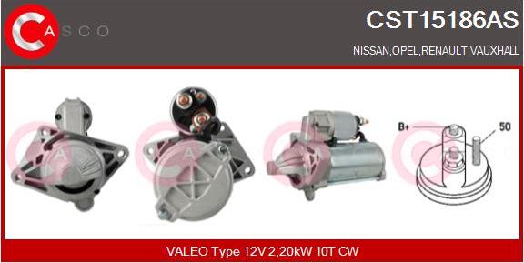 Casco CST15186AS - Стартер autospares.lv