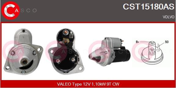 Casco CST15180AS - Стартер autospares.lv