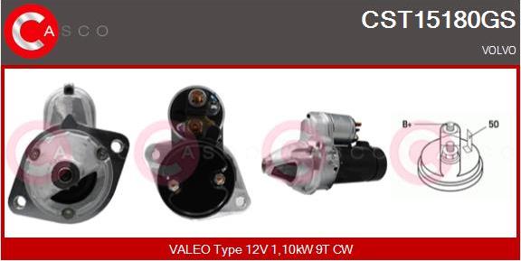 Casco CST15180GS - Стартер autospares.lv