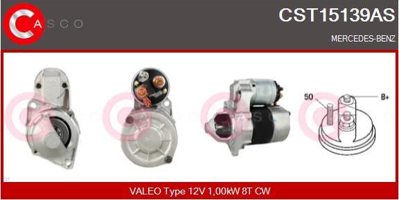 Casco CST15139AS - Стартер autospares.lv