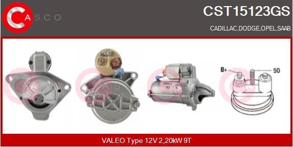 Casco CST15123GS - Стартер autospares.lv