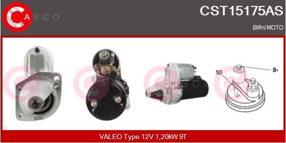 Casco CST15175AS - Стартер autospares.lv