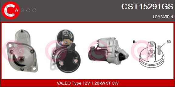 Casco CST15291GS - Стартер autospares.lv