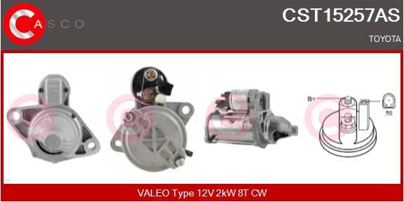 Casco CST15257AS - Стартер autospares.lv