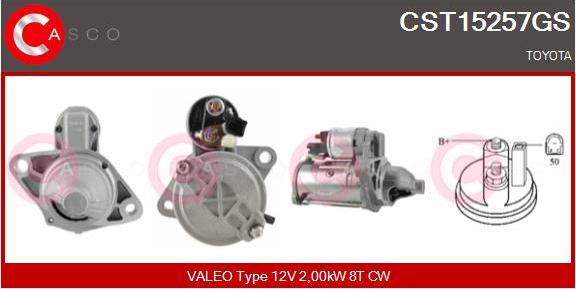 Casco CST15257GS - Стартер autospares.lv