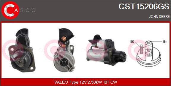 Casco CST15206GS - Стартер autospares.lv