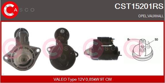 Casco CST15201RS - Стартер autospares.lv