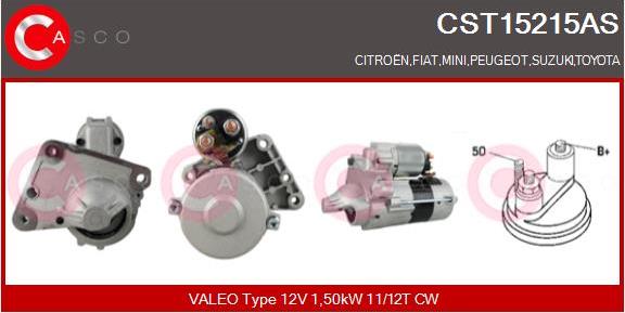 Casco CST15215AS - Стартер autospares.lv