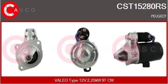 Casco CST15280RS - Стартер autospares.lv