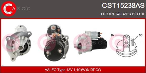 Casco CST15238AS - Стартер autospares.lv