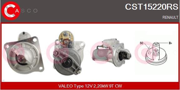 Casco CST15220RS - Стартер autospares.lv