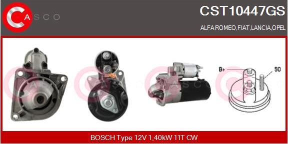 Casco CST10447GS - Стартер autospares.lv